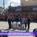 ENGJËLL SHEHU MERR MEDALJEN E ARTË NË DITËN OLIMPIKE