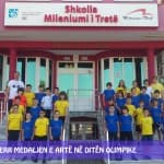 ENGJËLL SHEHU MERR MEDALJEN E ARTË NË DITËN OLIMPIKE