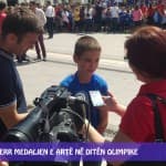 ENGJËLL SHEHU MERR MEDALJEN E ARTË NË DITËN OLIMPIKE