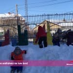 Luajmë dhe argëtohemi me topa bore!