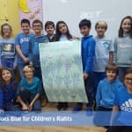 Mileniumi i Tretë Goes Blue for Children’s Rights