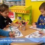 Mileniumi i Tretë Goes Blue for Children’s Rights