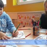 Mileniumi i Tretë Goes Blue for Children’s Rights