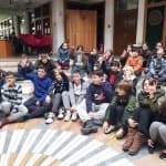 Ne, klasët e pesta, vizituam një prej institucioneve më të rëndësishme të vendit – Bibliotekën Kombëtare të Kosovës “Pjetër Bogdani”.