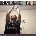 Të gjithë aktivë me trajneren profesionale dhe mësuesen e baletit Rudina Berdynaj Jakupi